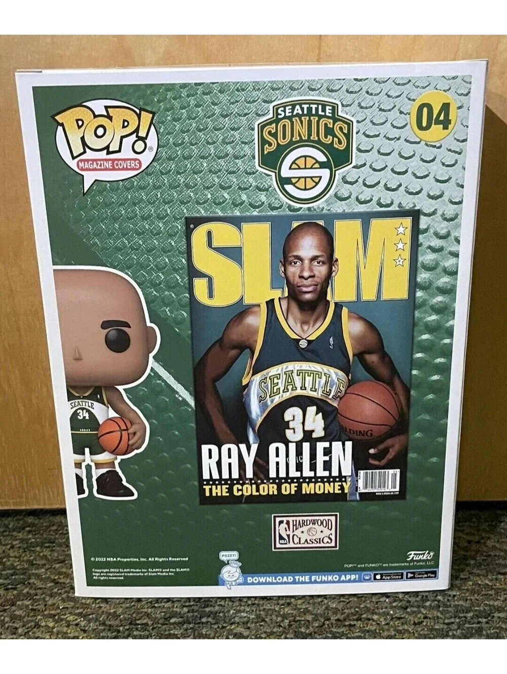 Funko Pop! NBA Cover: SLAM Magazine - Ray Allen Brand New Sealed In Box